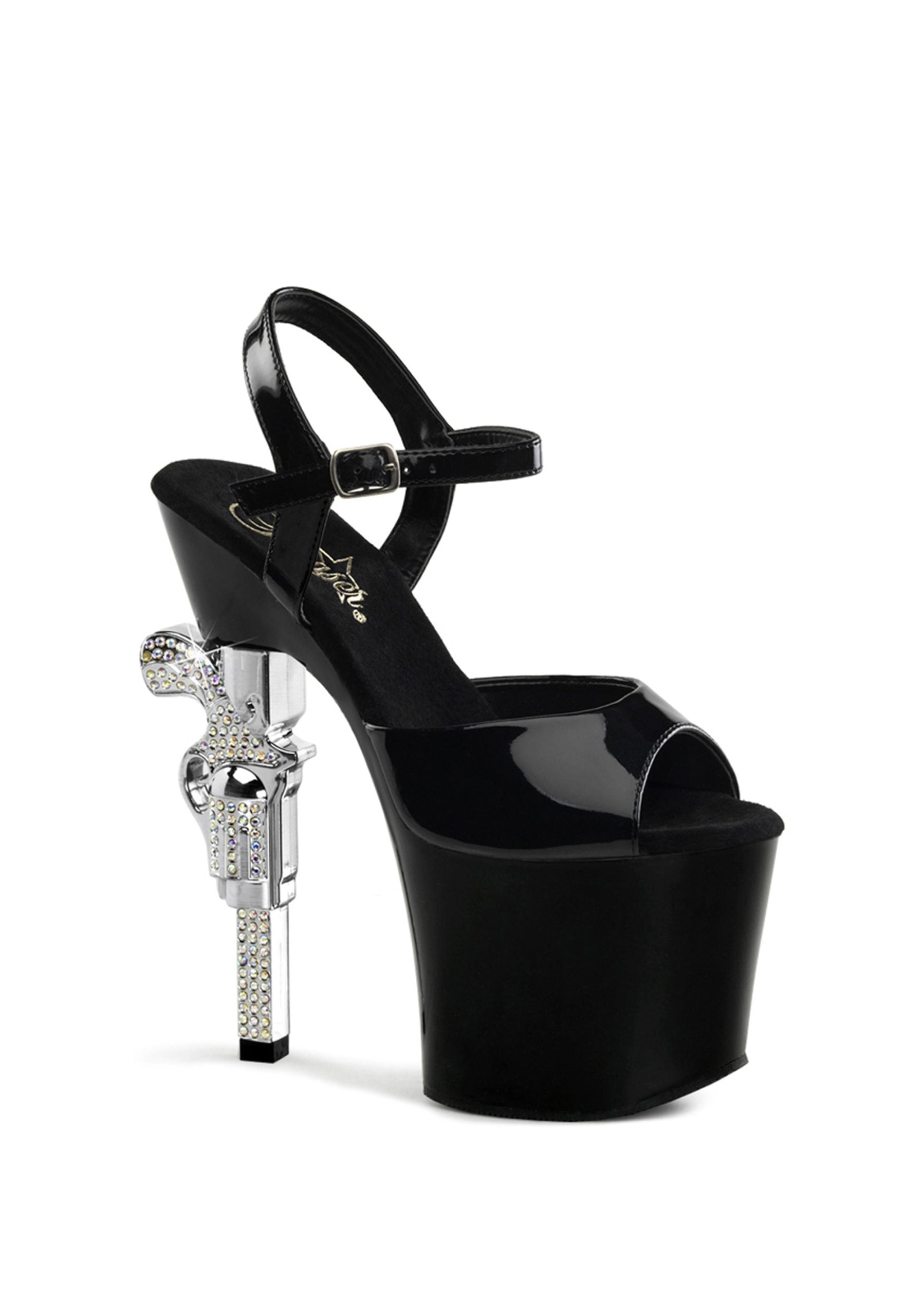 Revolver-709 Gun Heels – Black