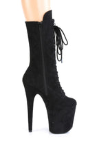 Flamingo-1050FS Platform Mid-Calf Boots-Black