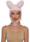 Little Monster Costume Hood – Pink