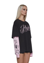 Playboy Twofer Long Sleeve Top