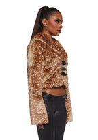 Fawn Over Me Faux Fur Jacket