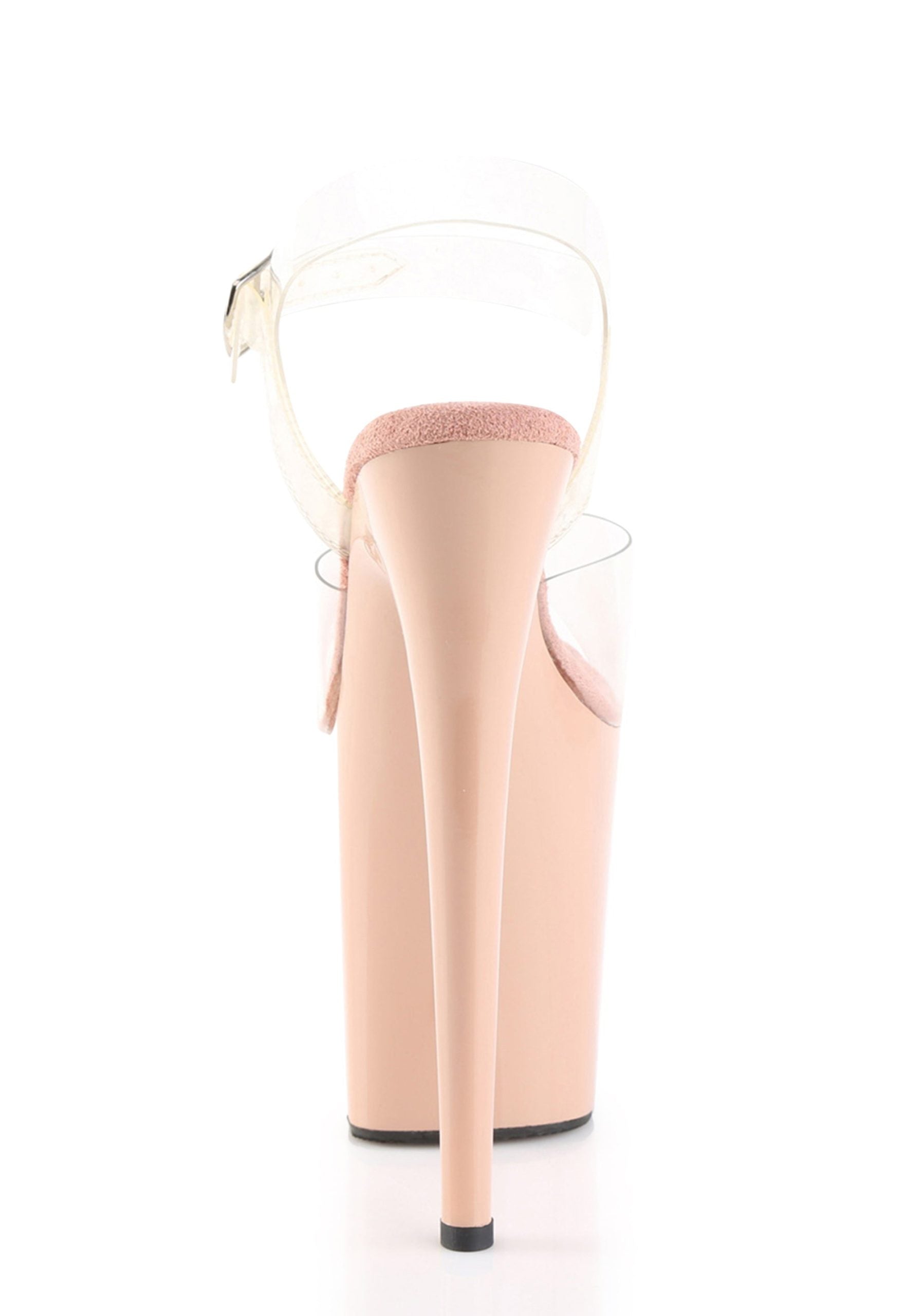 Flamingo-808 Platform Ankle Strap Sandals-Blush