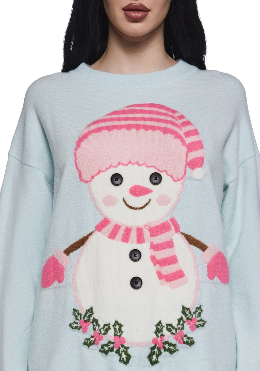 Frosty Dreams Intarsia Sweater