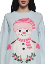 Frosty Dreams Intarsia Sweater