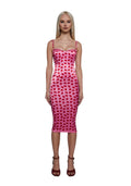 Loyal Maneater Midi Dress – Pink