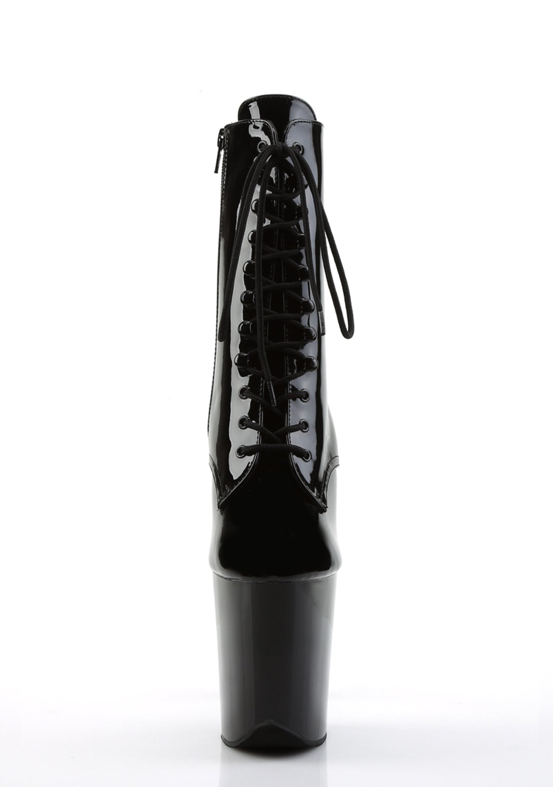 Flamingo-1020 Platform Ankle Boots-Black