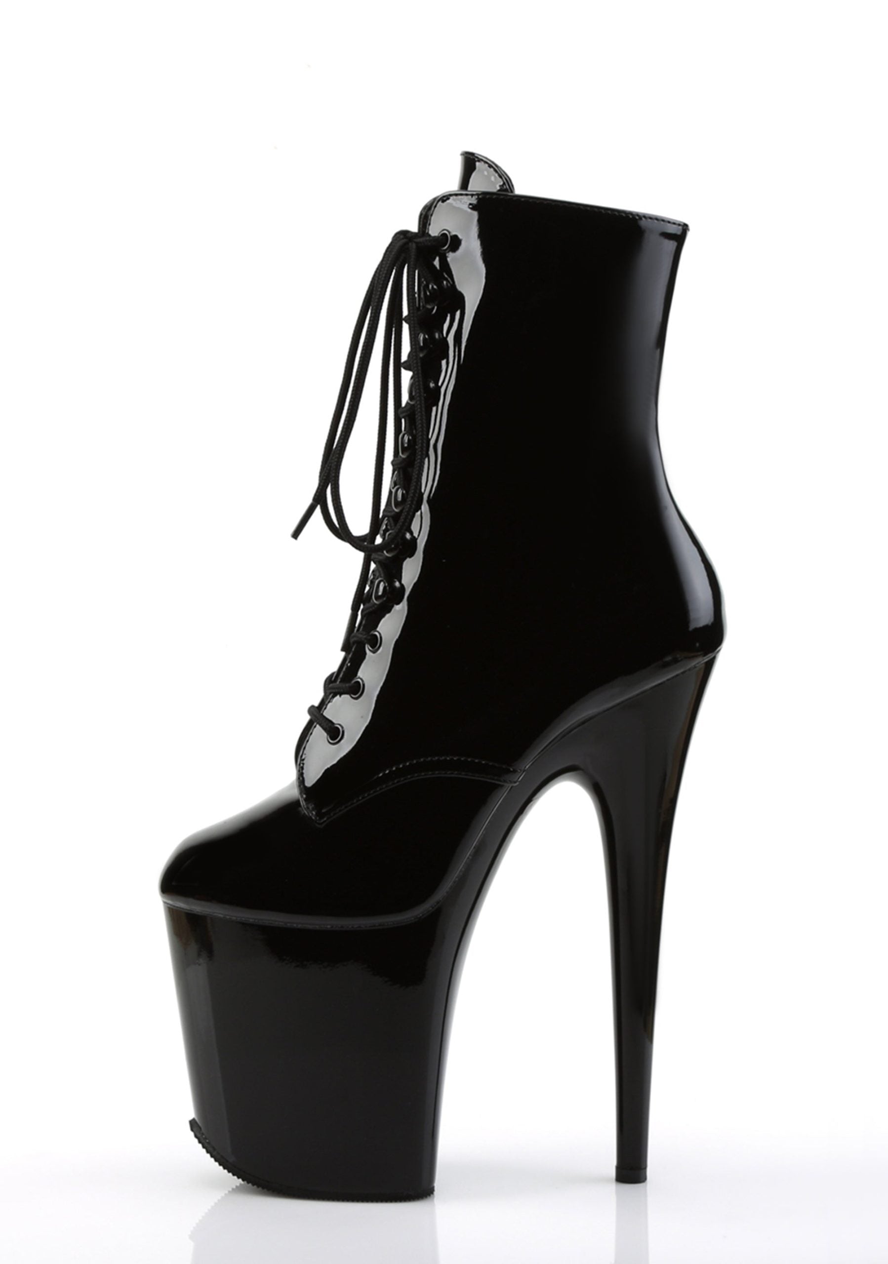 Flamingo-1020 Platform Ankle Boots-Black