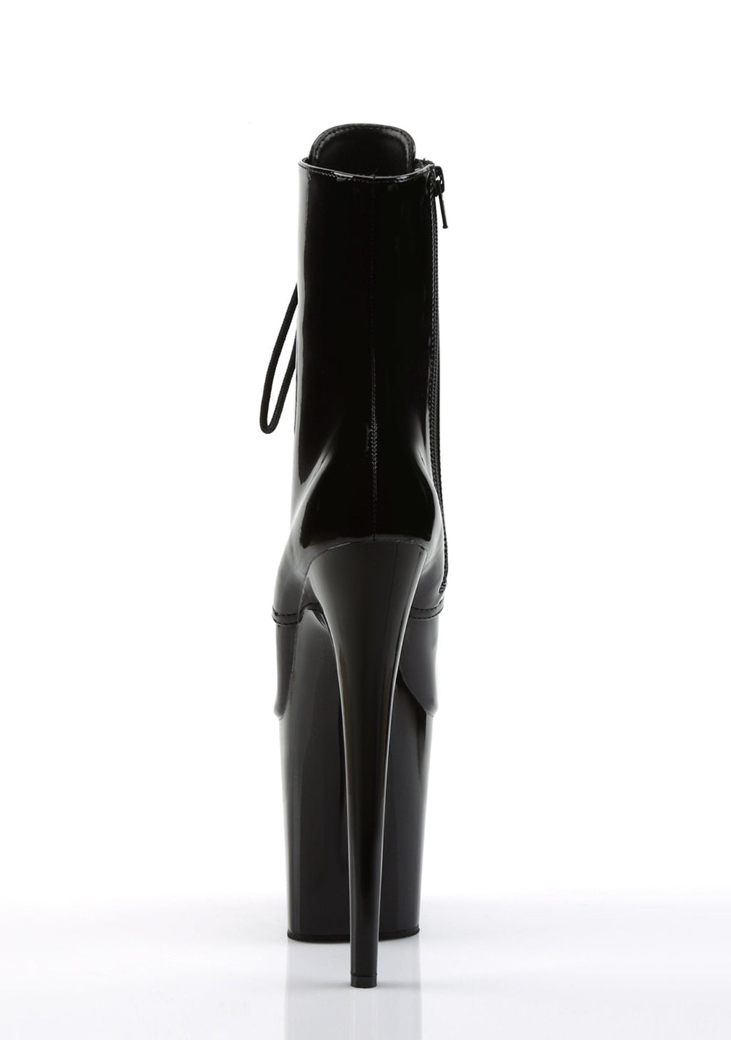 Flamingo-1020 Platform Ankle Boots-Black