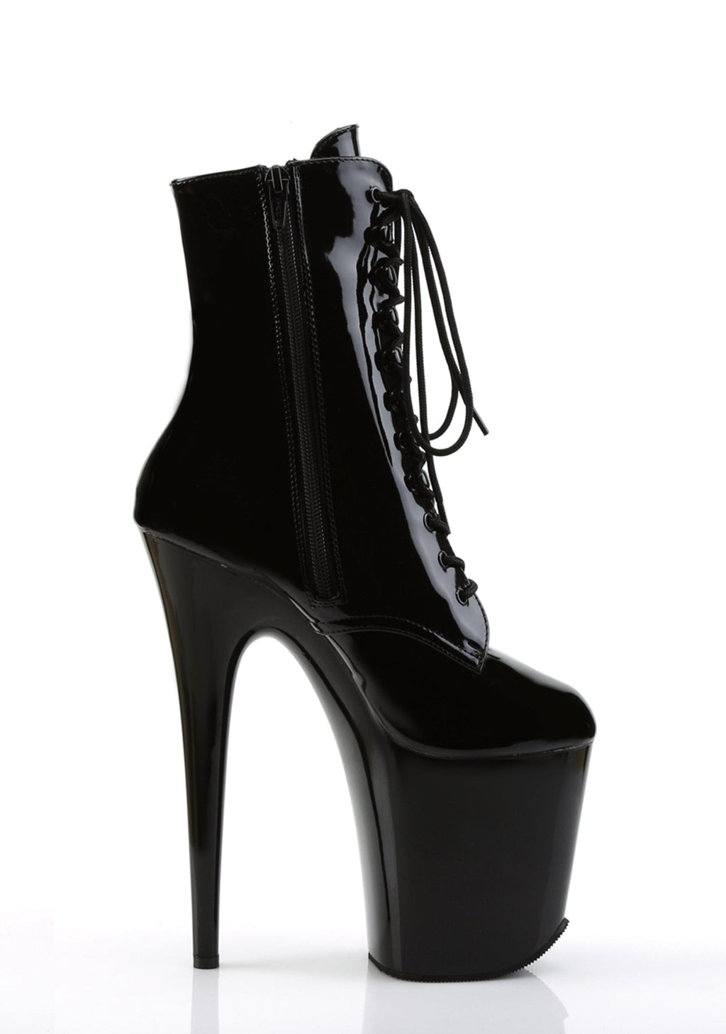 Flamingo-1020 Platform Ankle Boots-Black
