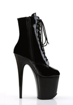 Flamingo-1020 Platform Ankle Boots-Black