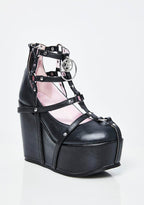 Poison-25-1 Platform Wedge Booties