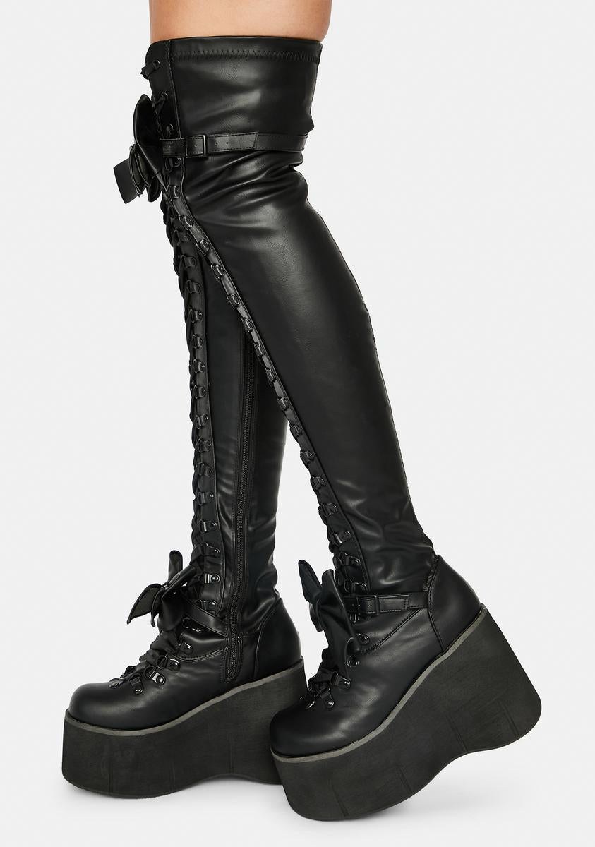 KERA-303 Platform Thigh High Boots