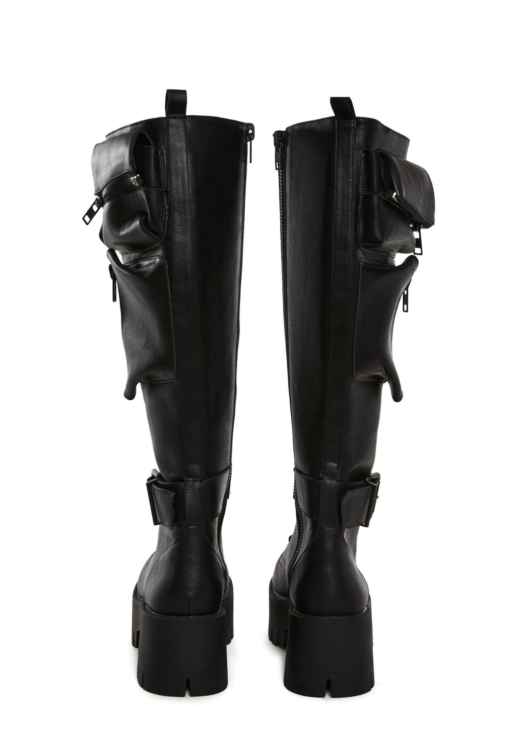 Obsidian Pocket Combat Boots