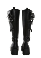 Obsidian Pocket Combat Boots