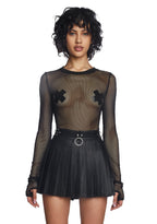 See Thru Me Fishnet Top