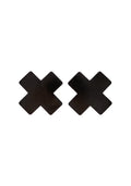 Dom Squad Black Wet Vinyl X Shape Pasties
