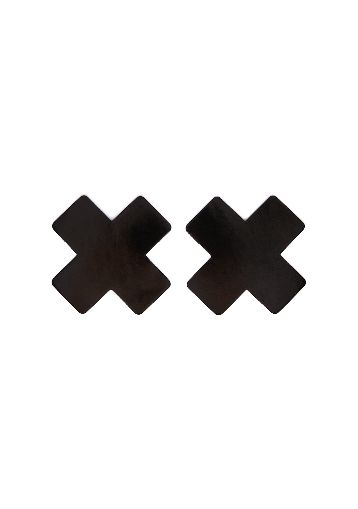 Dom Squad Black Wet Vinyl X Shape Pasties