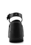 Dynamite-02 Platform Wedge Ankle Strap Sandals