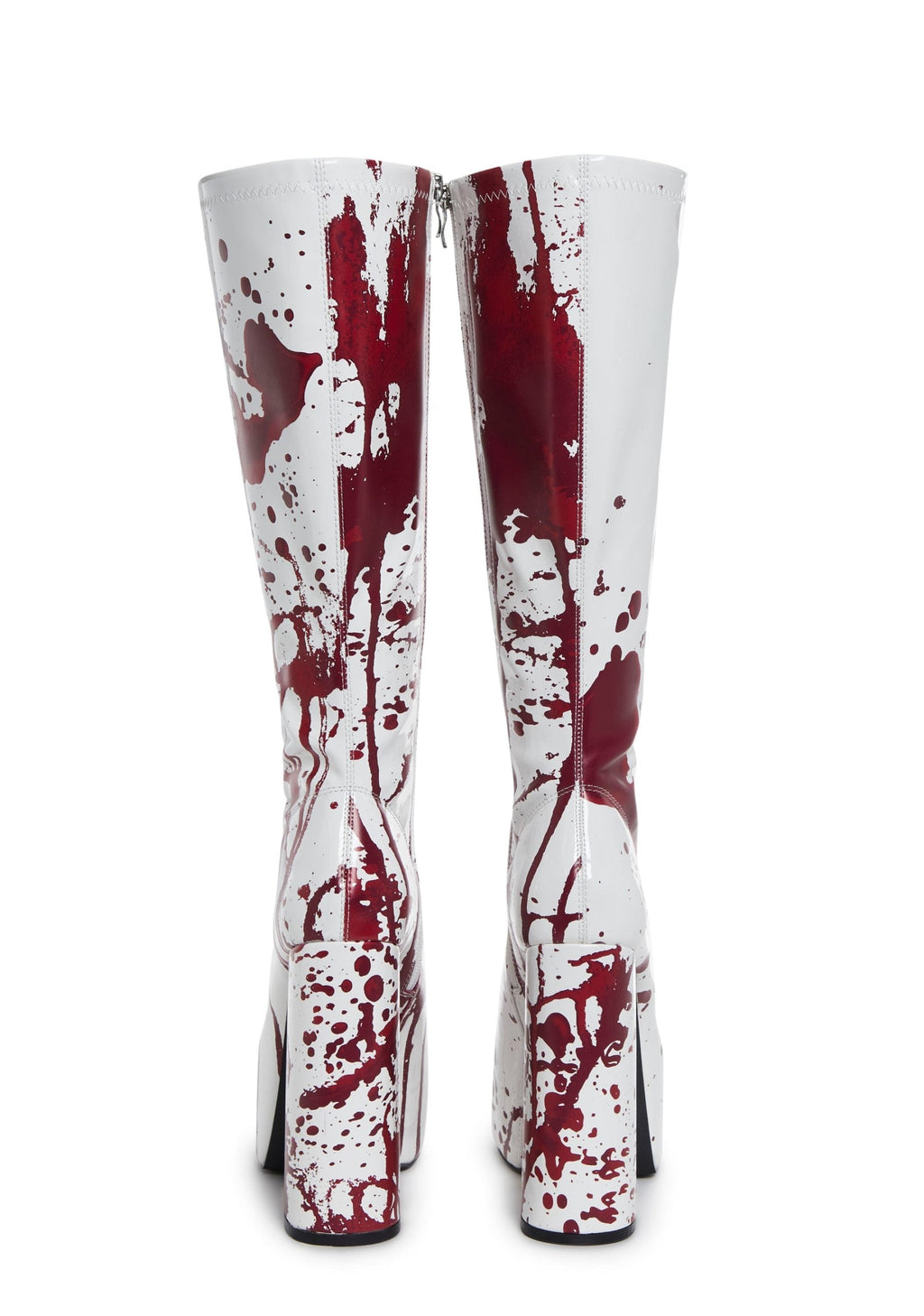 Scream Queen Gogo Boots – White