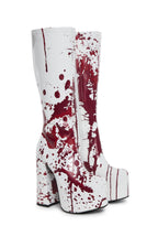 Scream Queen Gogo Boots – White