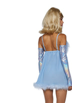 Fembot Babe Costume Set – Light Blue