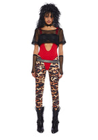 Glam Rock Wig & Costume Set