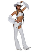 Giddy Up Cowboy Costume Set – White