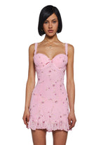 I’m Baby Mini Slip Dress – Light Pink