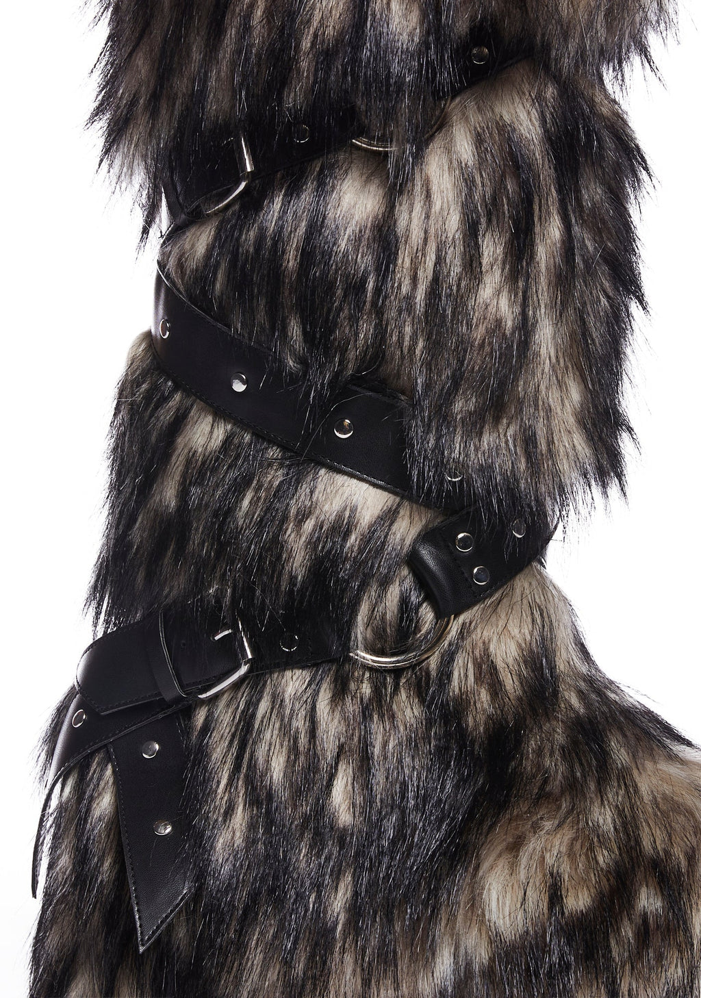 Wild Instincts Faux Fur Boots – Off White