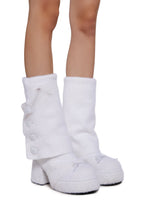 Twirling Perfection Mary Janes – White