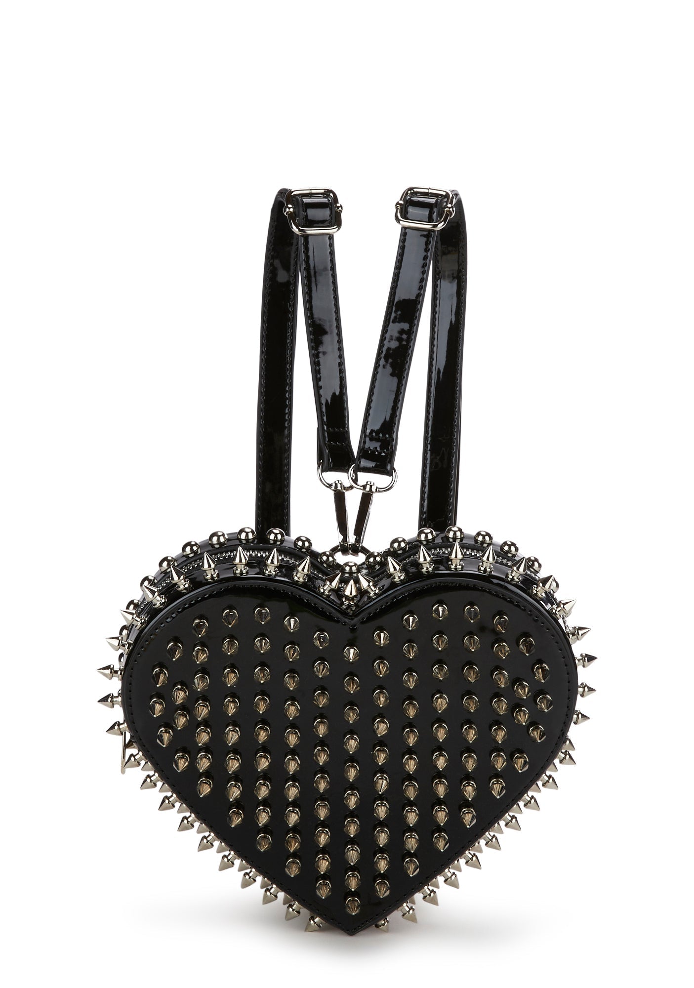 Reckless Devotion Studded Backpack – Black