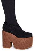 Galendo Platform Boots – Black