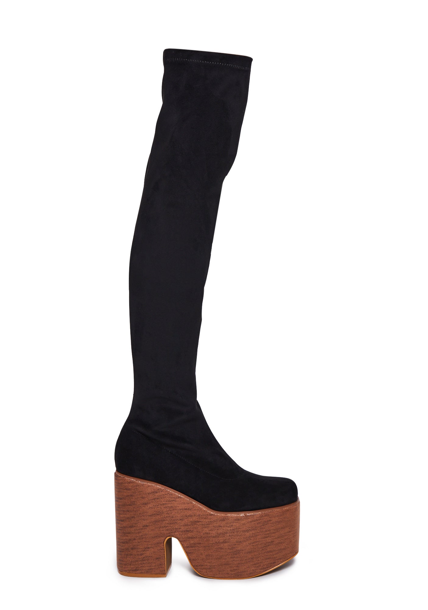 Galendo Platform Boots – Black