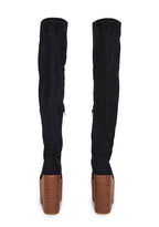 Galendo Platform Boots – Black