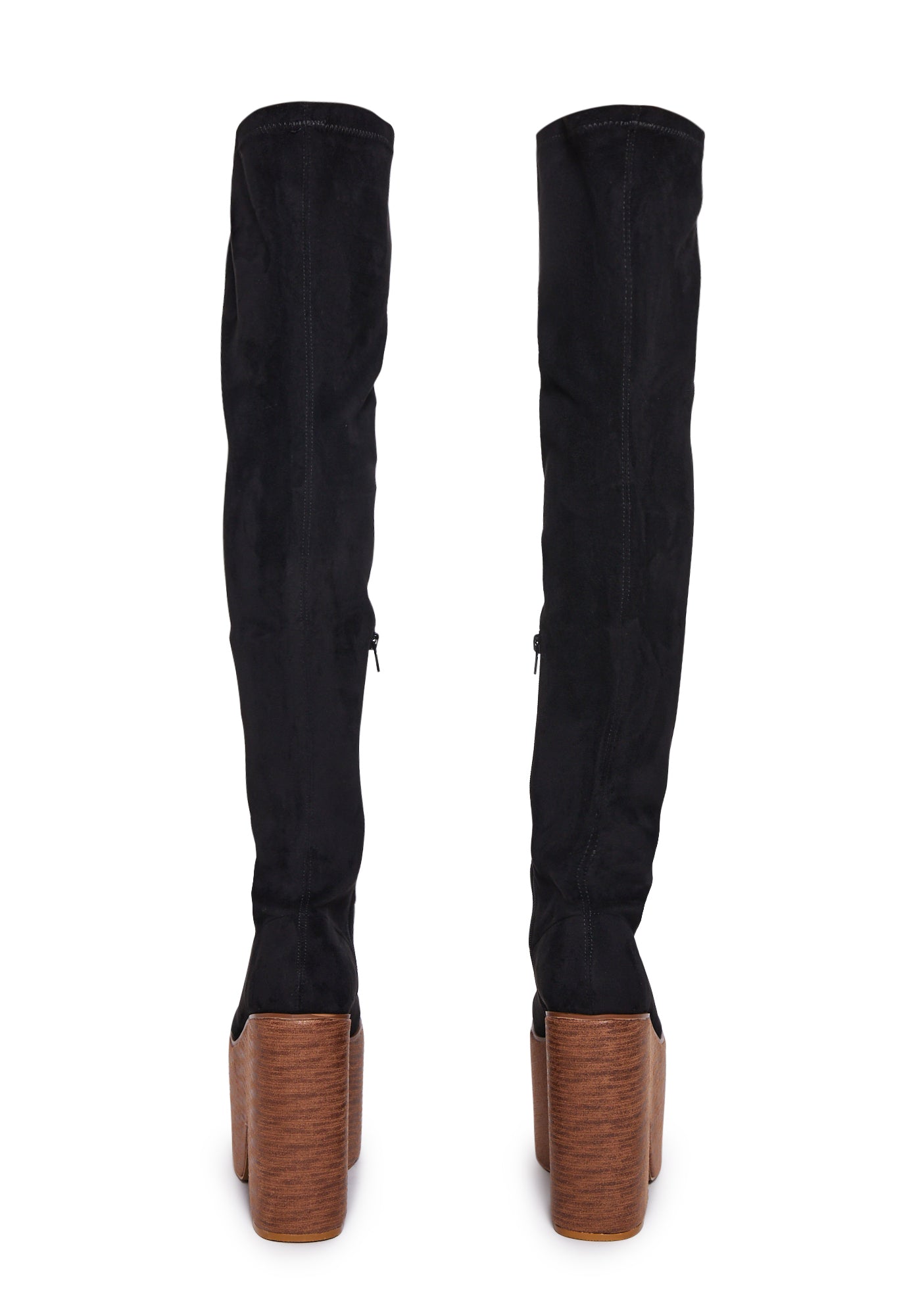 Galendo Platform Boots – Black
