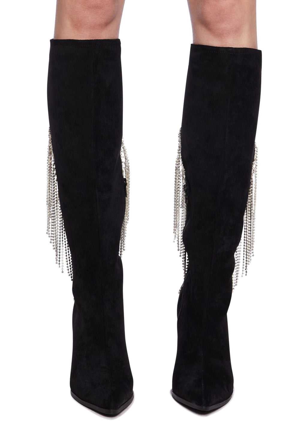 Jacqueline Heeled Boots – Black