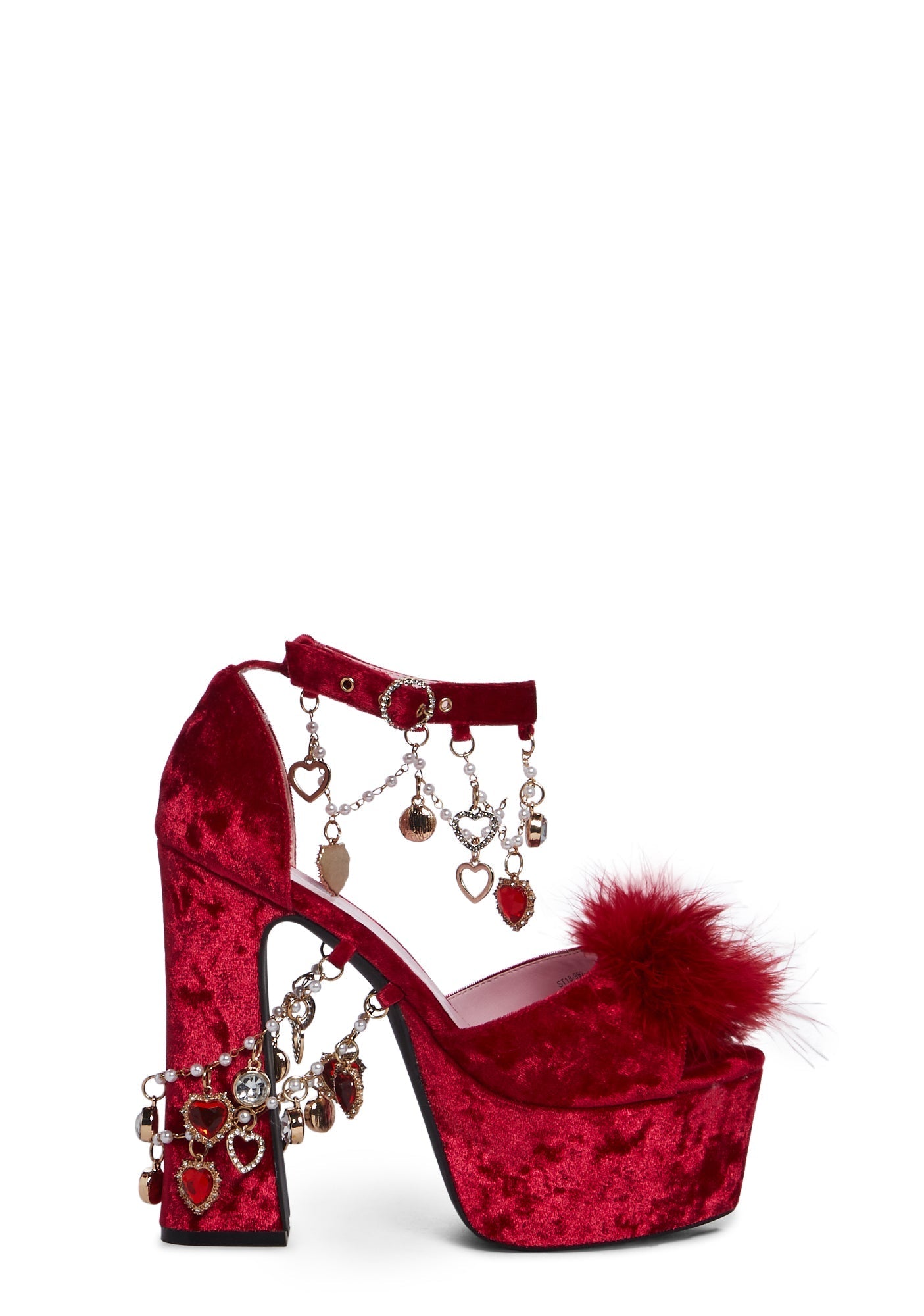 Holy Revelation Platform Heels – Ruby