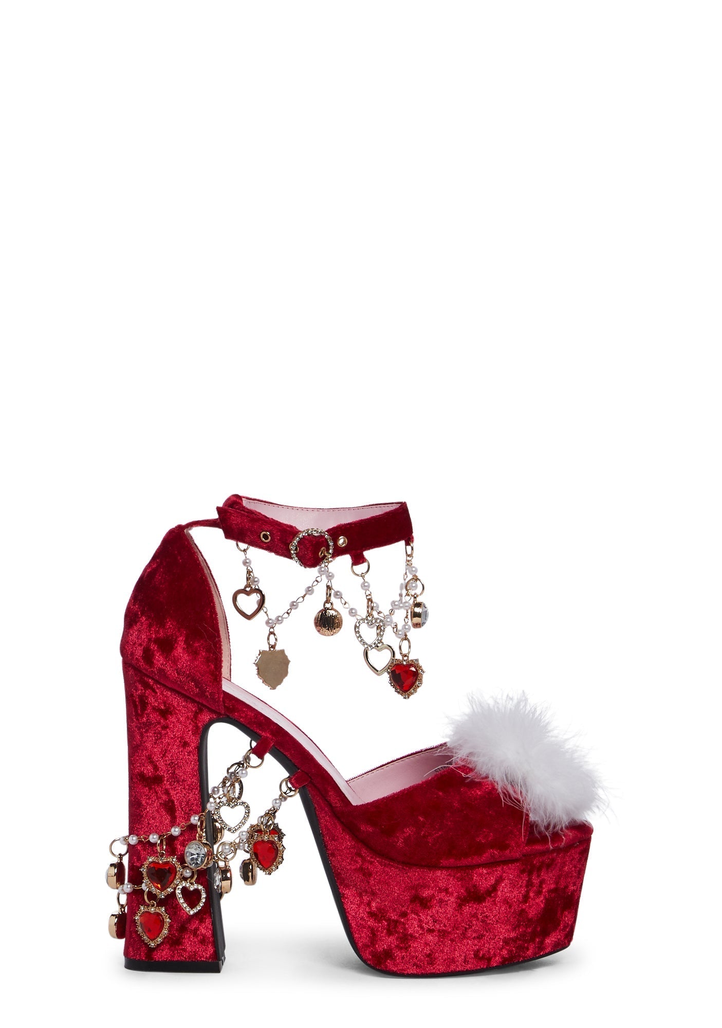 Holy Revelation Platform Heels – Ruby