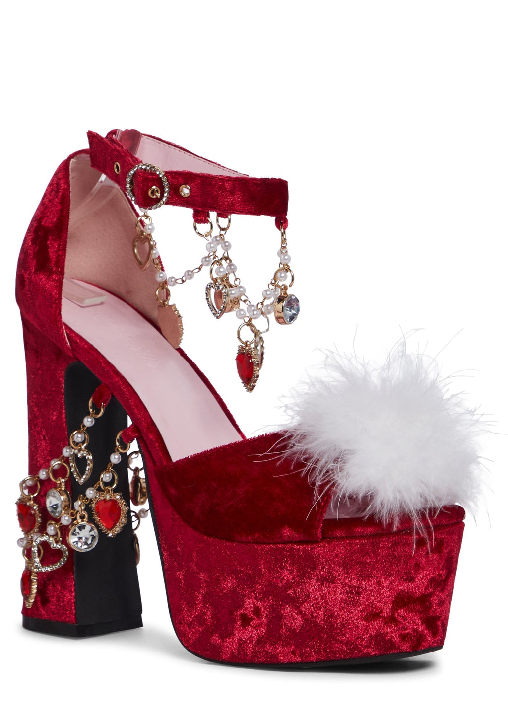 Holy Revelation Platform Heels – Ruby