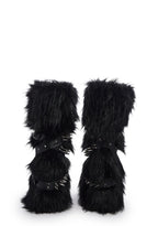 Wild Instincts Faux Fur Boots – Black