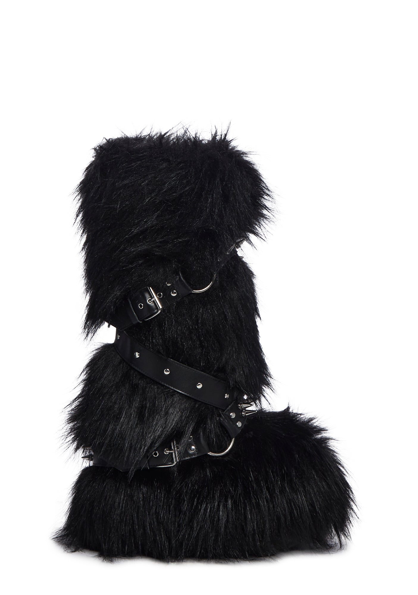 Wild Instincts Faux Fur Boots – Black
