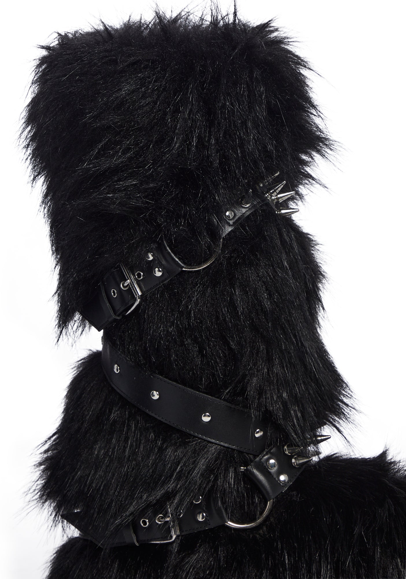 Wild Instincts Faux Fur Boots – Black
