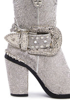 Sharp Sheriff Shine Cowboy Boots – Silver