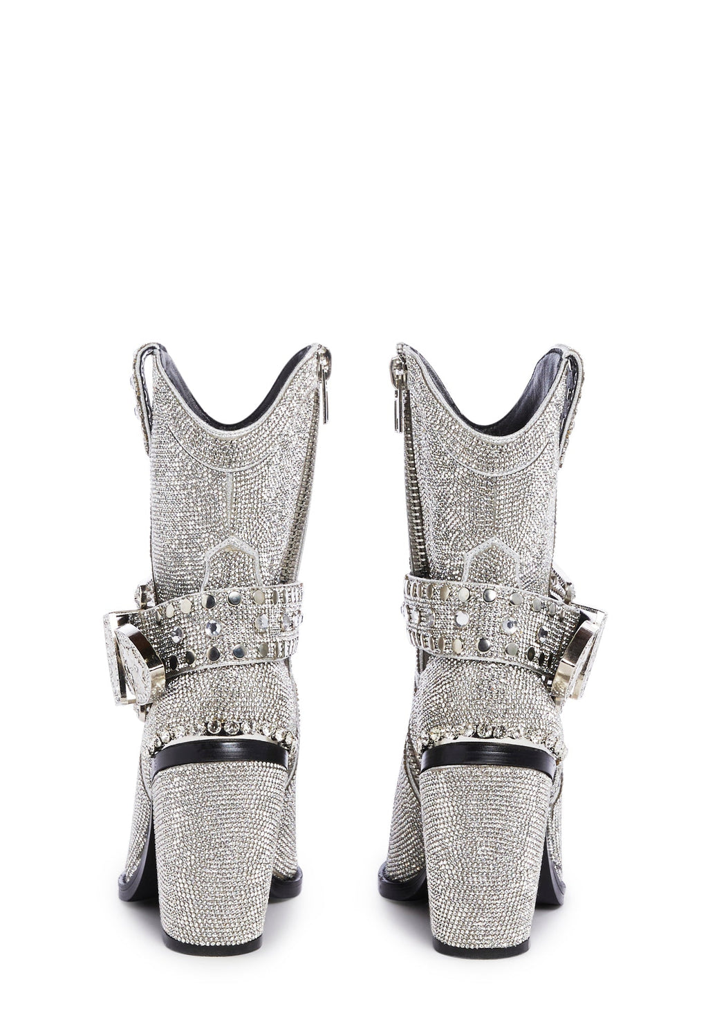 Sharp Sheriff Shine Cowboy Boots – Silver