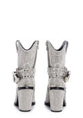 Sharp Sheriff Shine Cowboy Boots – Silver