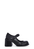 Desire Me Rhinestone Mary Janes – Black