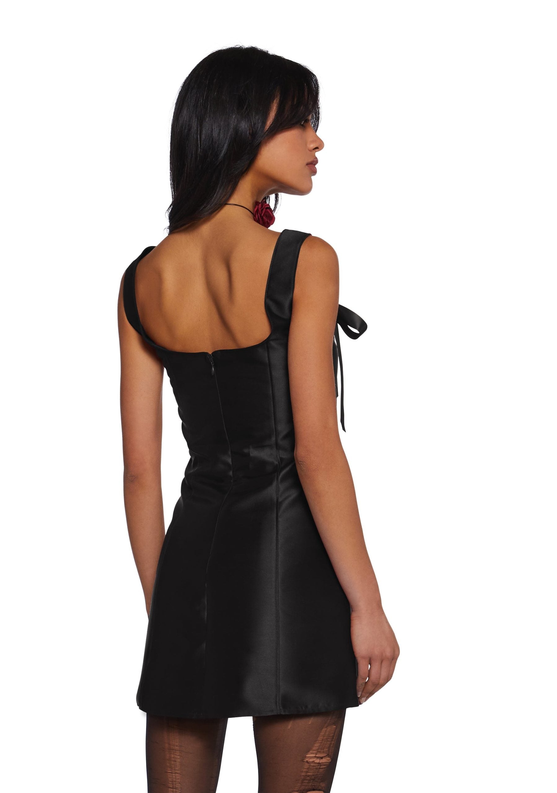 Pixie Stardust Mini Dress – Black
