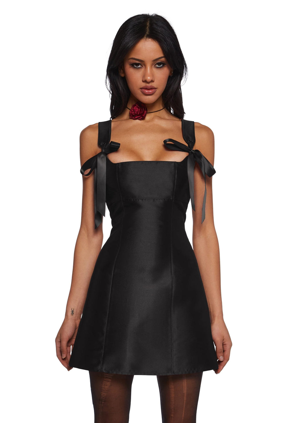 Pixie Stardust Mini Dress – Black