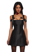 Pixie Stardust Mini Dress – Black
