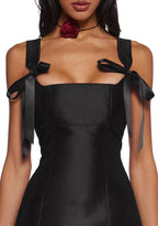 Pixie Stardust Mini Dress – Black